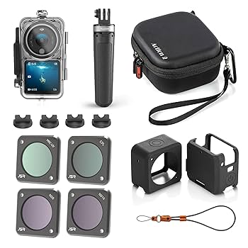 GoPro - DJI Action 2 磁気保護ケース+ SmallRig 専用ケース DJI Action 2 用 アクセサリー 保護ケース アクション2 収納